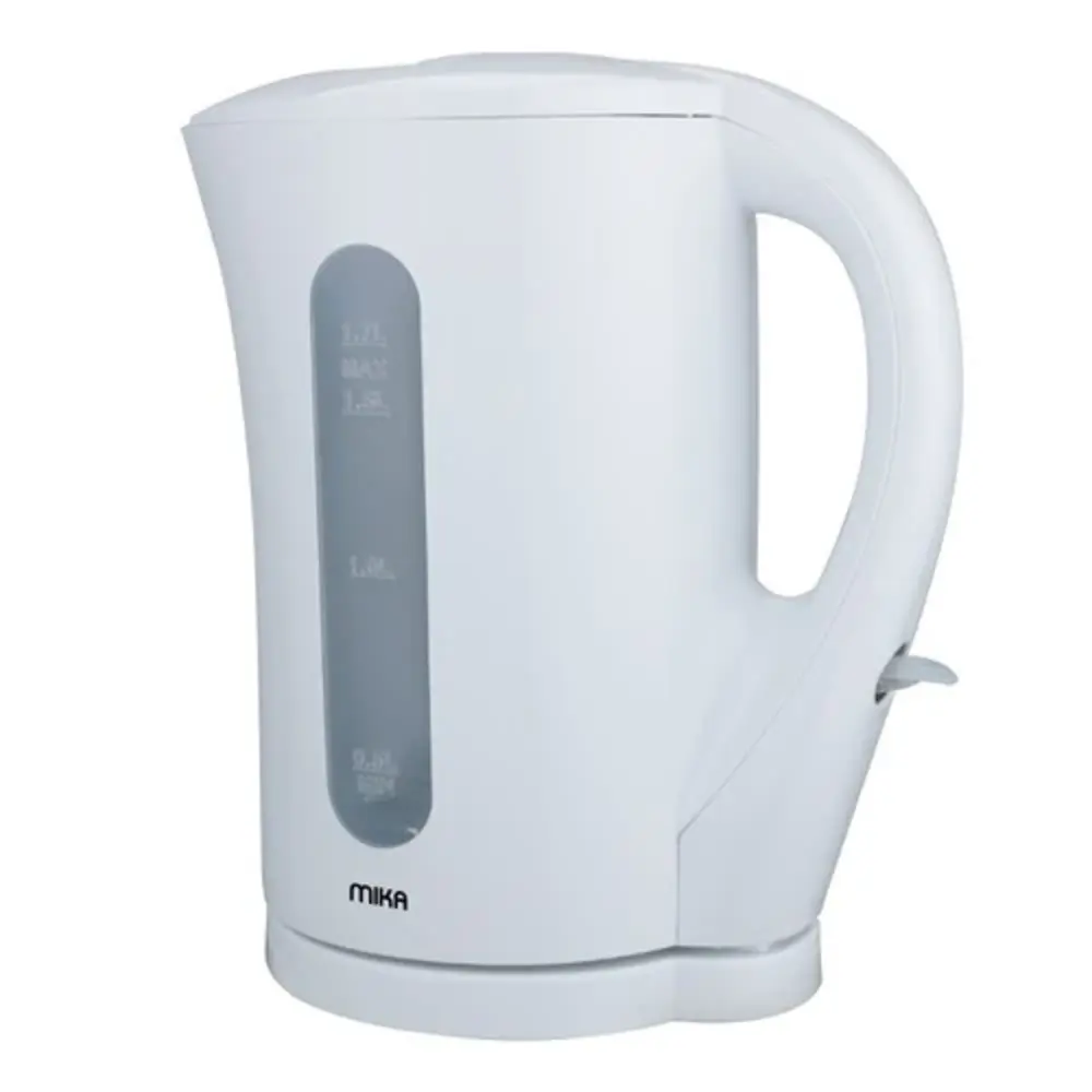 Mika Kettle, 1.7L, Plastic, Cordless (Open Element), Cream White MKT1103W